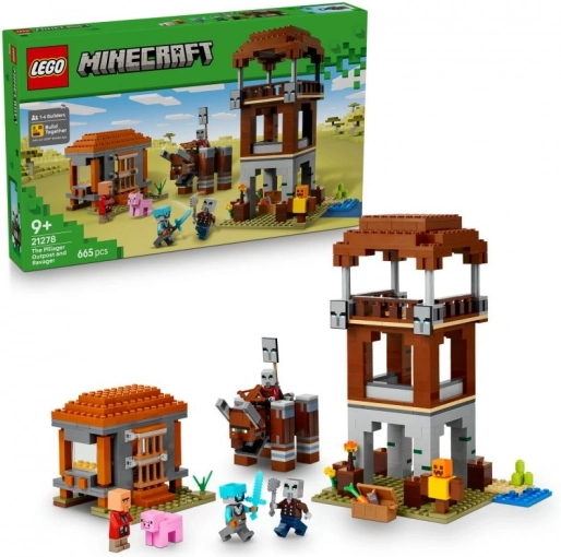 Nascondigli dei predoni e devastatori LEGO Minecraft