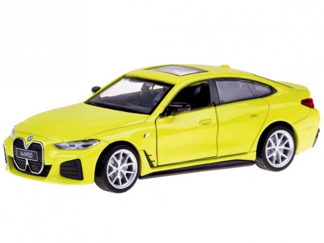 Metal Toy Car BMW i4 M50 Electric