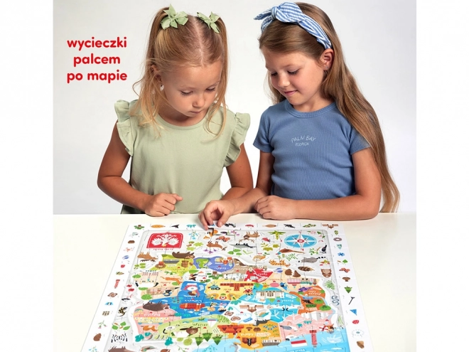 Observation Puzzle Map of Poland