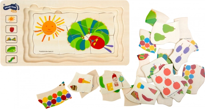 Small Foot Wooden Layer Puzzle Hungry Caterpillar