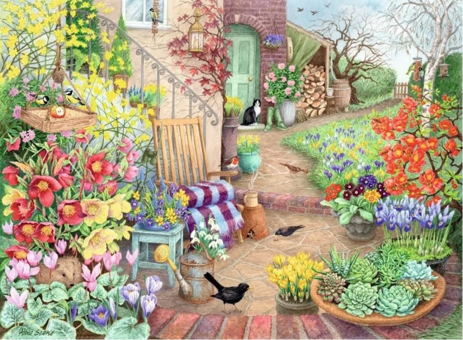 Ravensburger Puzzle Beautiful Gardens 4x500 Pieces