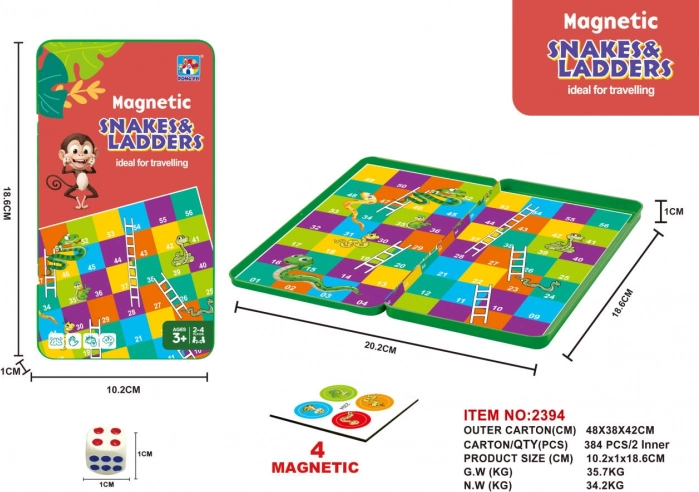 Gioco magnetico Scale e Serpenti