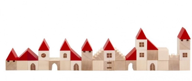 Wooden City Building Blocks Set