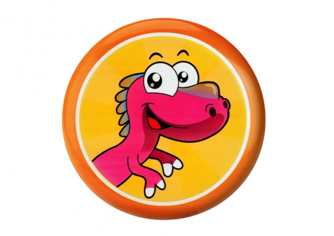 Flying Disc with Dinosaur Orange