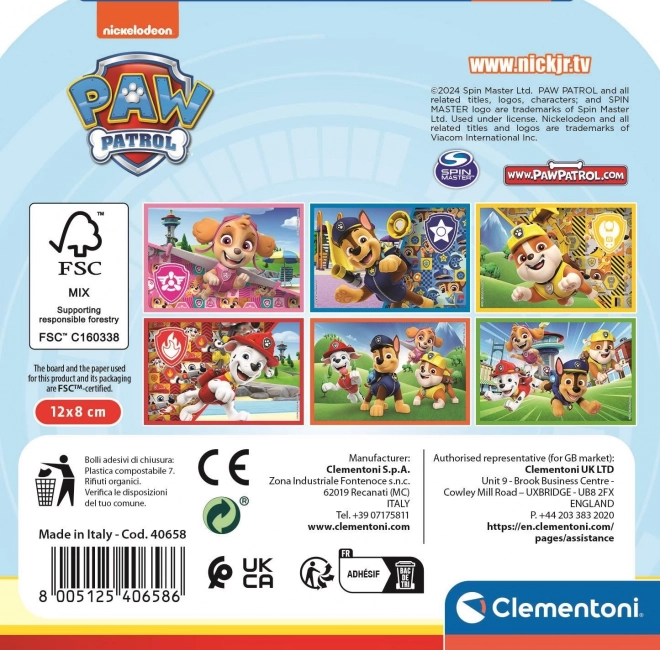 Clementoni Picture Blocks Paw Patrol