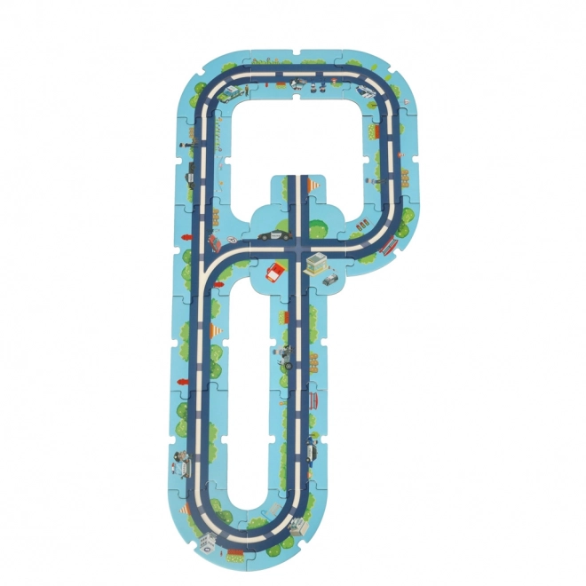 City Police Puzzle Track Set