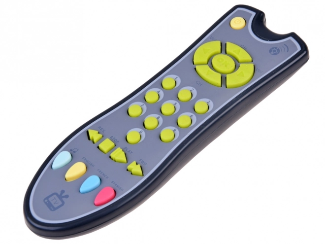 Interactive TV Remote Control Toy for Kids – Gray