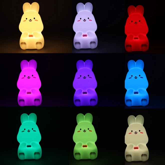 Children's Silicone LED Night Light Bunny Design