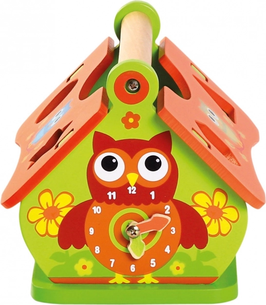 Learning time with a cheerful owl