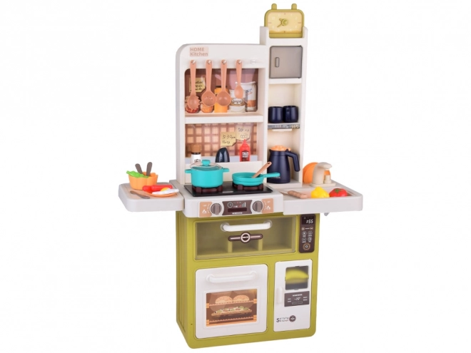 Interactive Play Kitchen with Refrigerator and Dishwasher