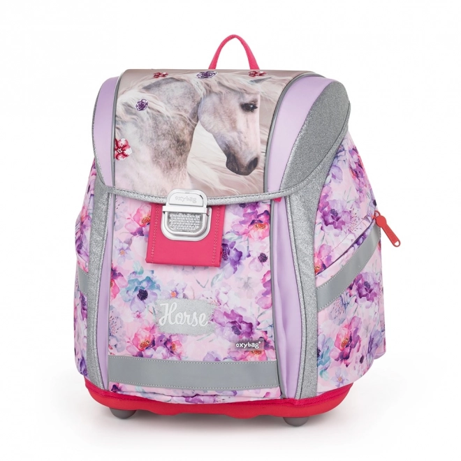 School Backpack Premium Light Horse Romantic