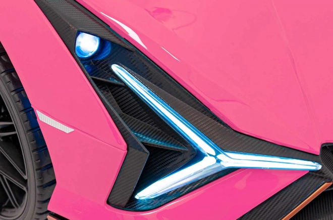 Ružové vozidlo Lamborghini Sian – Ružové