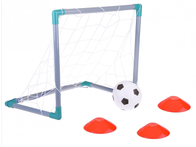 Children's Soccer Goal Set with Ball and Cones