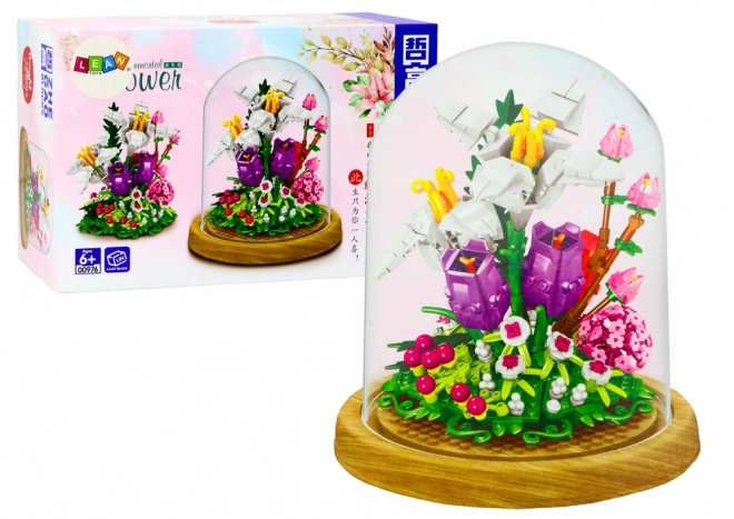 Flower Brick Set in Display Case