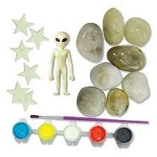 Glow in the Dark Space Rock Painting Kit