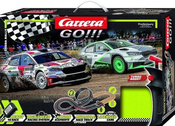 Carrera GO!!! Skoda Rally Track Set