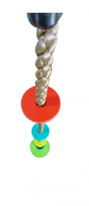 Climbing Rope with Plastic Rungs