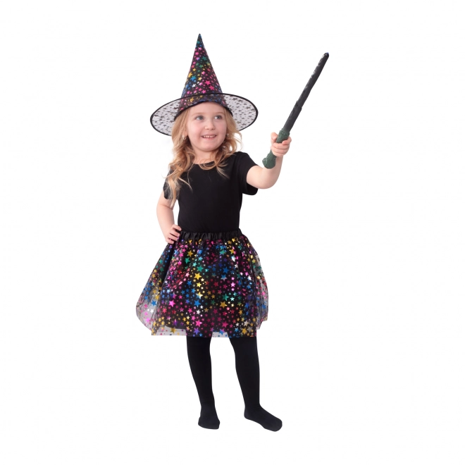 Witch Star Tutu Dress with Hat for Kids