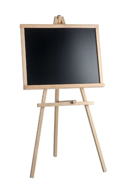 Wooden Easel Chalkboard 88x46 cm