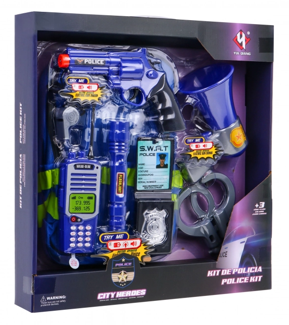 Interactive Junior Police Officer Set for Kids 3+