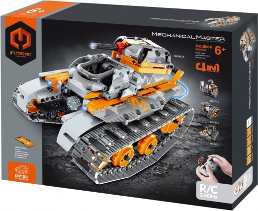 Set di costruzione iM.MASTER carro cingolato programmabile 4in1 RC 2,4 GHz, 554 pezzi