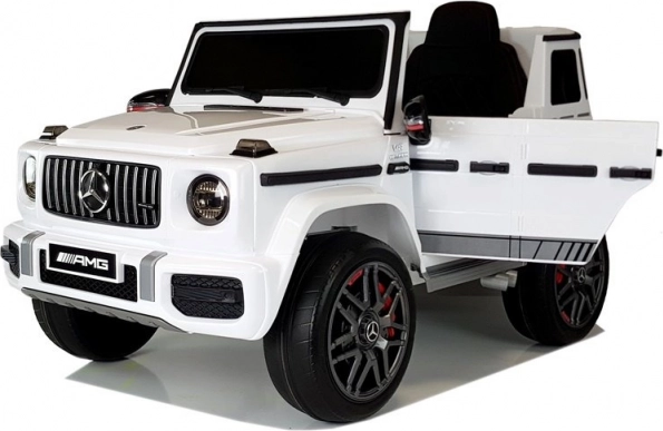 Battery-Powered Car Mercedes G63 White