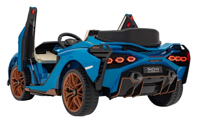 Ružové vozidlo Lamborghini Sian – Modré