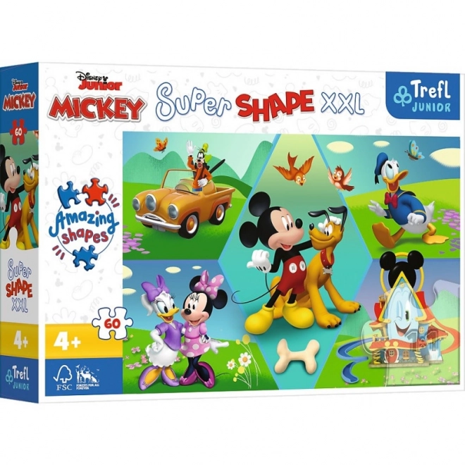 Trefl Puzzle Super Shape XXL Mickey Mouse Fun