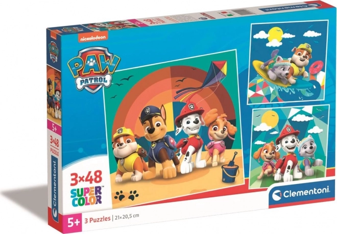 Paw Patrol 3 in 1 Puzzle Set