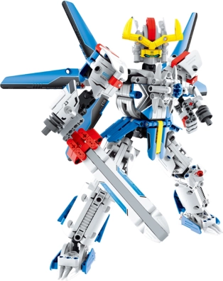 Kit de construction Robot Bleu 30 cm