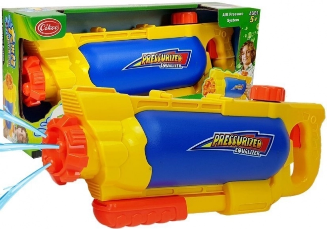 Water Gun with 1450 ml Tank Yellow-Blue