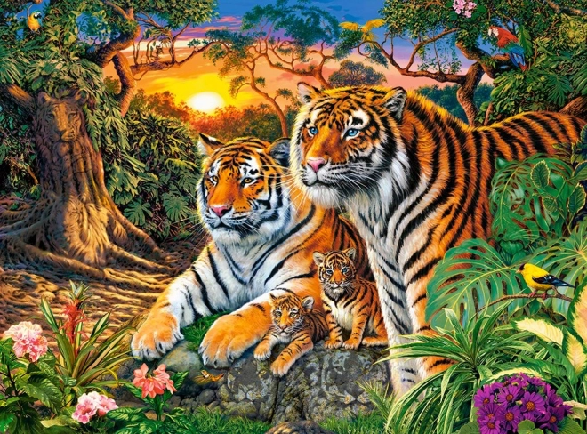 Tiger Family 2000-piece Jigsaw Puzzle