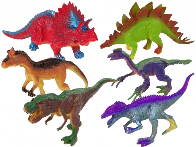 Colorful Dinosaur Figures Set