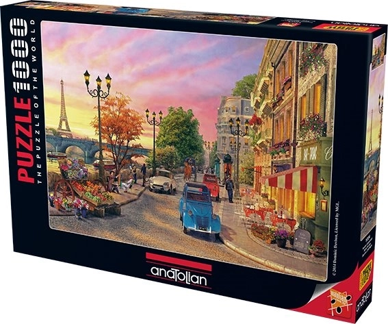 Sunset Over the Seine Puzzle