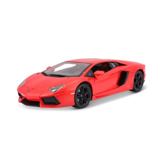 Bburago Lamborghini Aventador LP700-4 Diecast Model in Metallic Orange