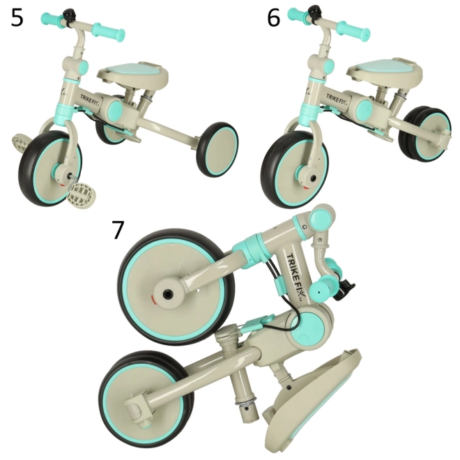 Yellow and Black Trike Fix V4 with Canopy – Blue-Grey