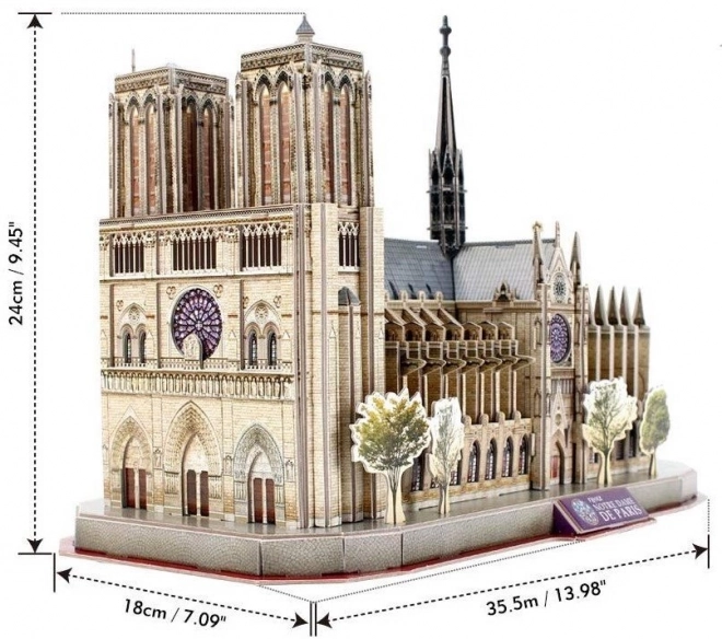 3D Puzzle of Notre Dame Cathedral by National Geographic