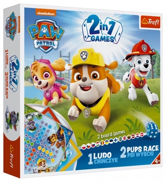 Trefl: 2-in-1 Game - Ludo: Paw Patrol