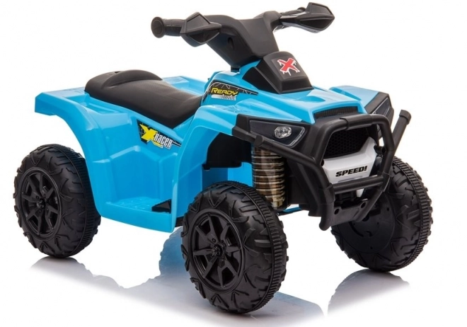 Blue Battery-Powered Quad Bike