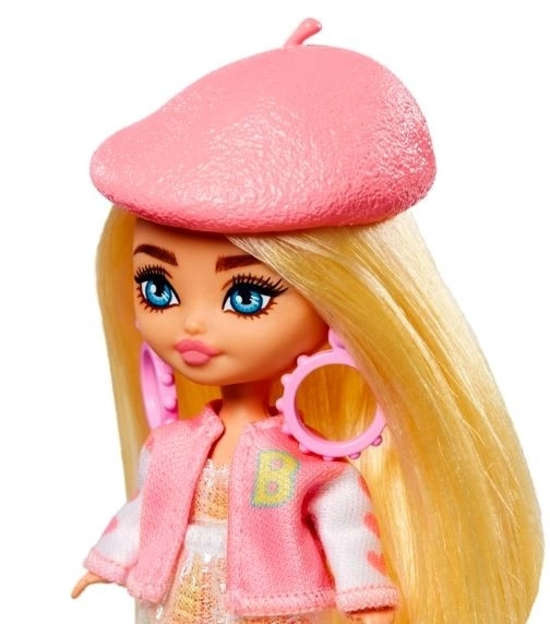 Stylish Fashion Doll Barbie Extra Mini Minis in Beret