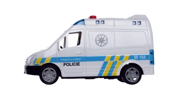 Police Van Plastic Toy with Sound and Light