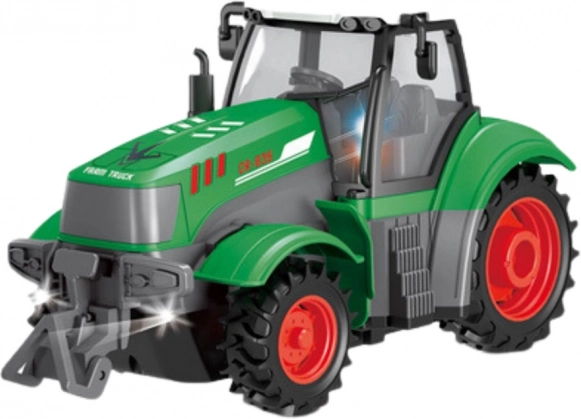 Trattore telecomandato verde 1:24