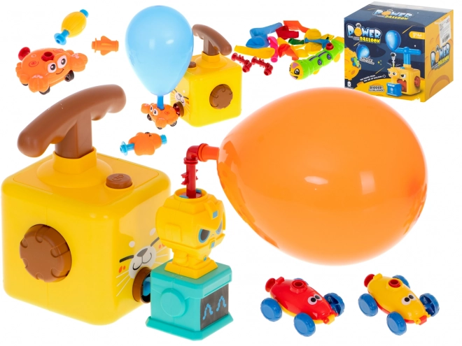 Aerodynamic Balloon Launcher Car Set