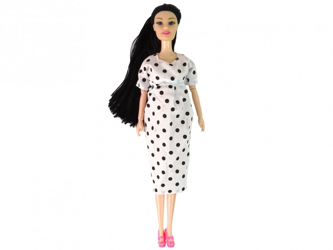 Pregnant Doll with White Dress