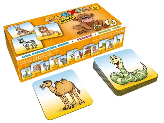 Zoo Animals Memory Game