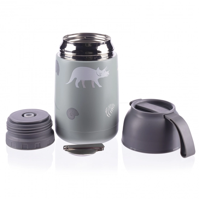 Thermos Food Jar with Silicone Handle Dino 620ml