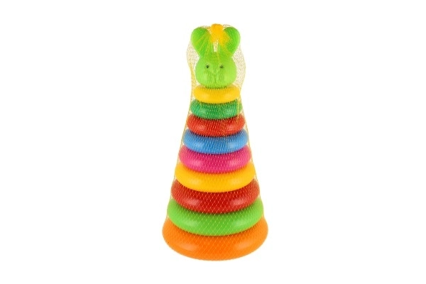 Rainbow Ring Stacking Pyramid Toy