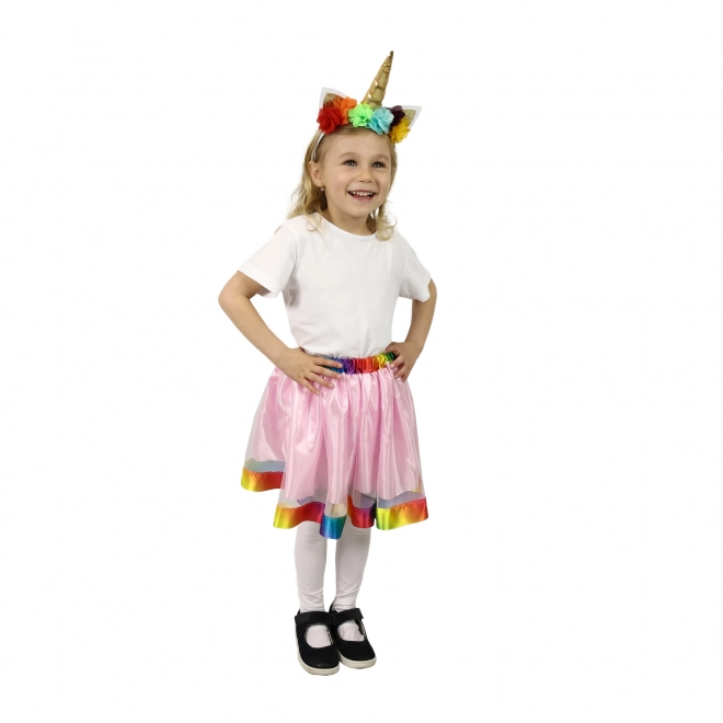 Unicorn Tutu Skirt Costume with Headband