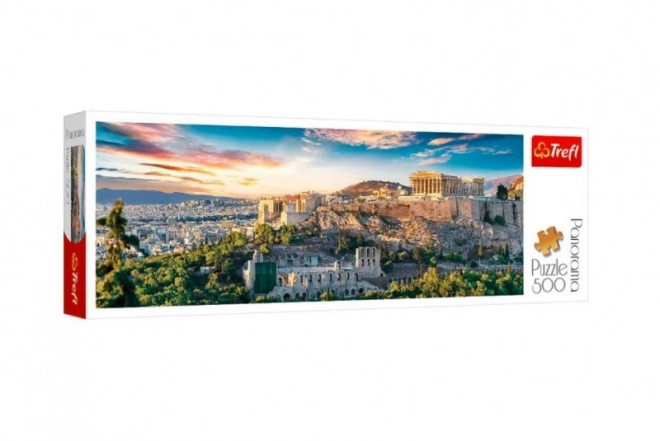 Acropolis, Athens Panoramic Puzzle 500 Pieces