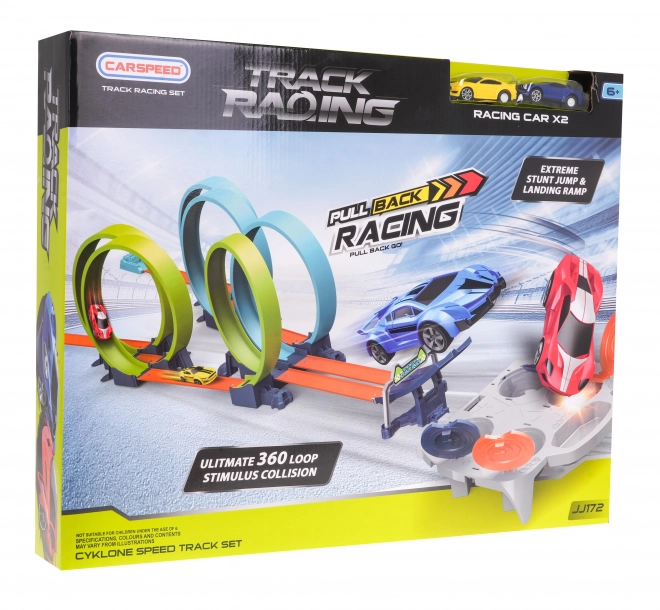 Double Race Track for Two Cars